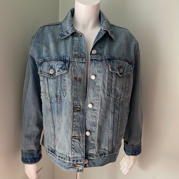 LEVI’S Big E Vintage Trucker Jean Jacket - Picture 1 of 11